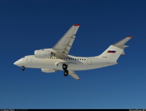 Первый полет Aн-148-100Е в Домодедово
